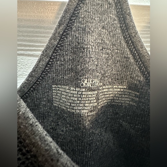 Gillian & O'Malley Nursing Sports Bra, Size L, Gray - Picture 6 of 12